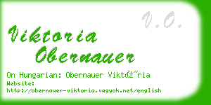 viktoria obernauer business card